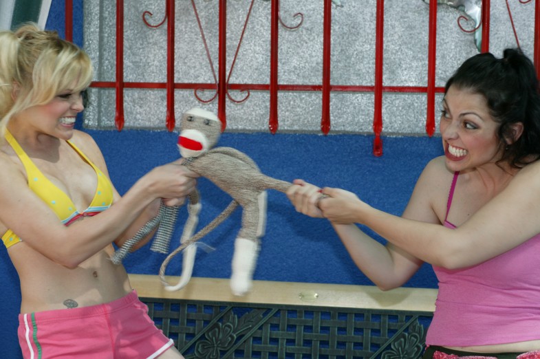 Wanda & Raquel and Sock Monkey