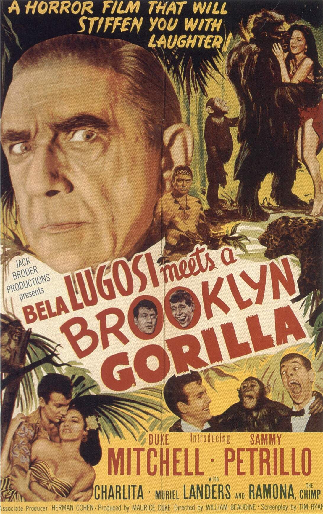 1952-bela-lugosi-meets-a-brooklyn-gorilla-poster