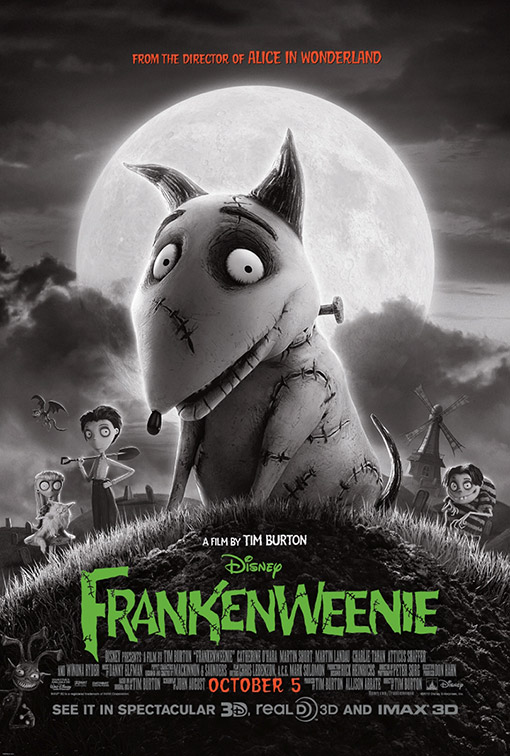 Frankenweenie Poster Pulled