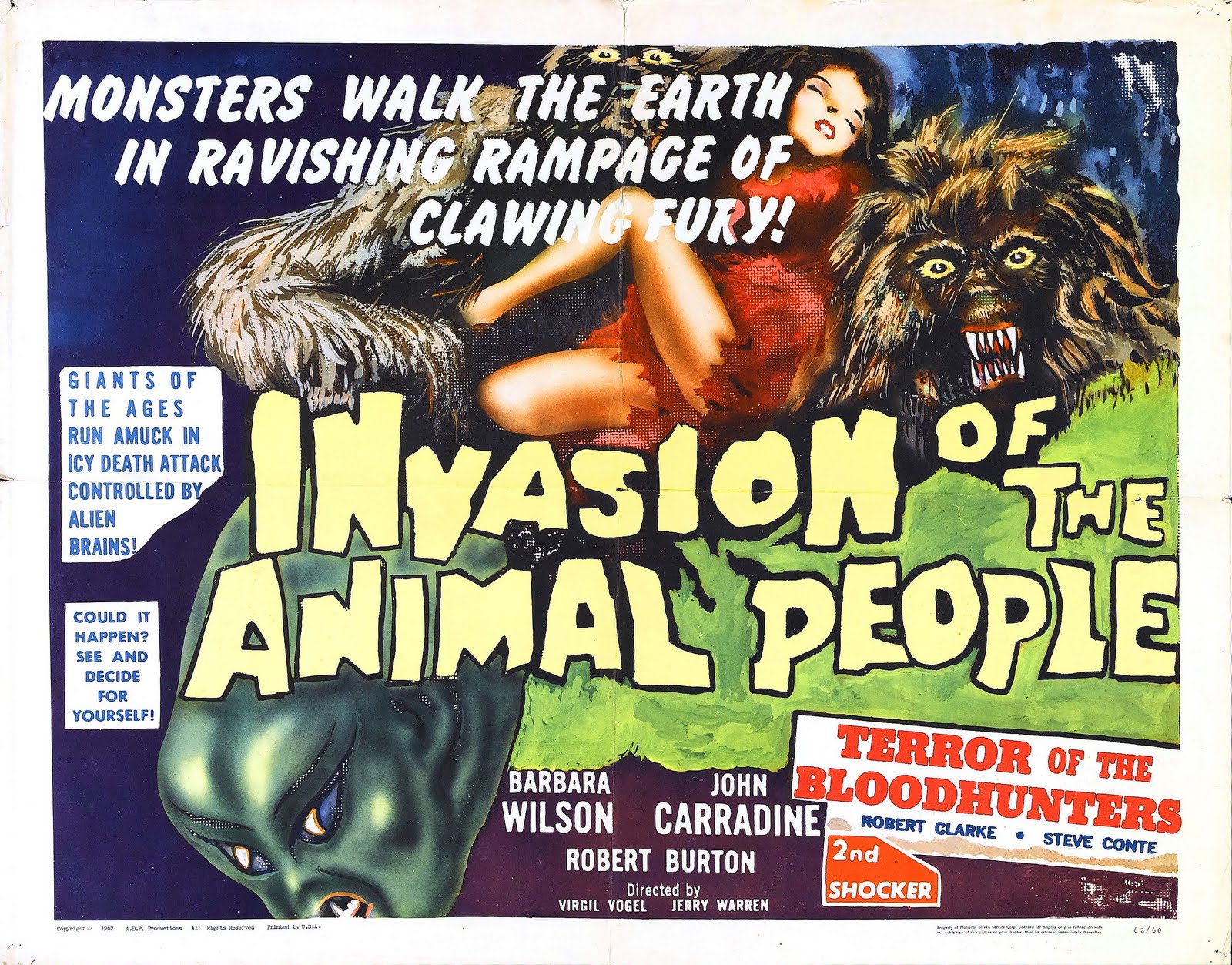 Invasion of the Animal People (1959)
