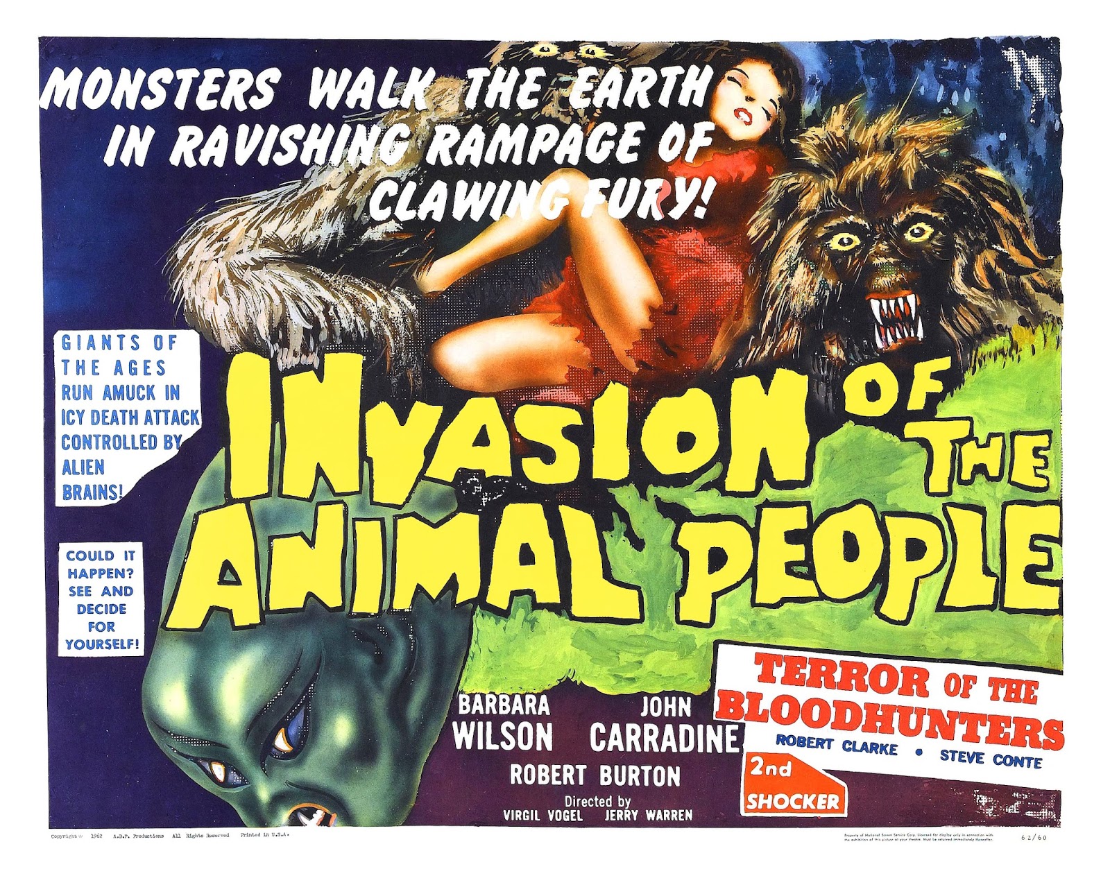 Invasion of the Animal People (1959)
